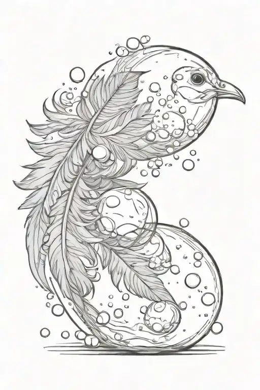 Bubble And Feather