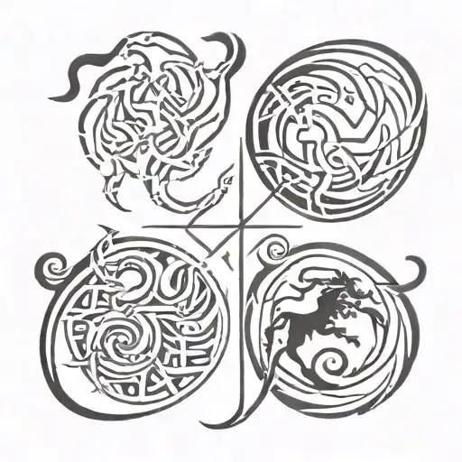 Scorpio Virgo Pisces Gemini Symbol