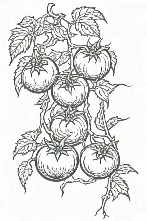 Tomatoes On The Vine