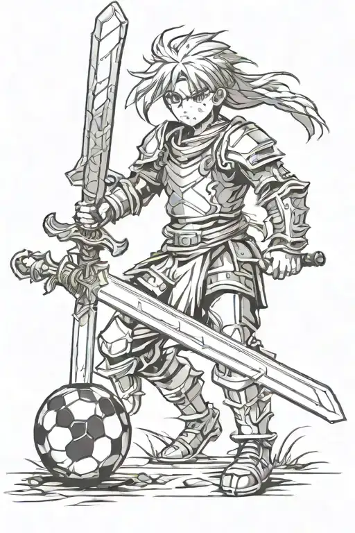 Soccer Warrior Sword
