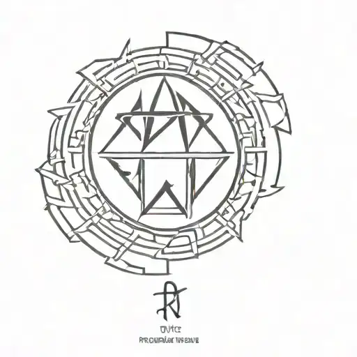 3 Names Circle Runes