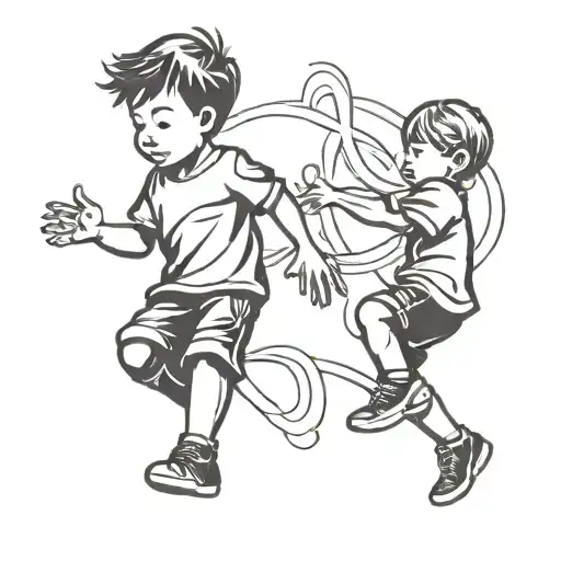 Two Kids Playing