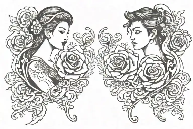 131020 Lover Tattoo Black And White