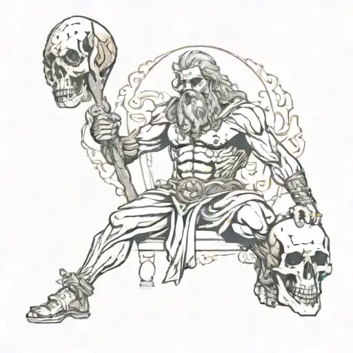 Zeus And Skull Blood