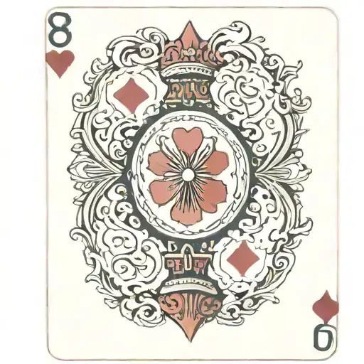 8 Of Hearts Playing Card
