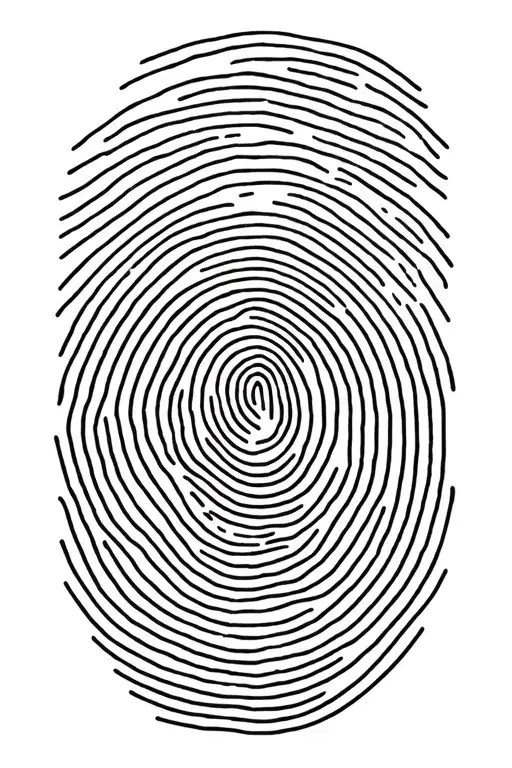 Dedicated To Parents Fingerprints