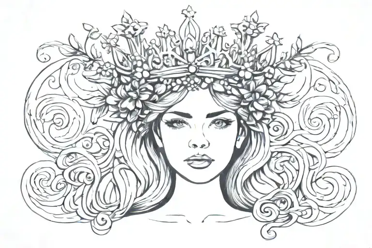 Carmen With Crown Made