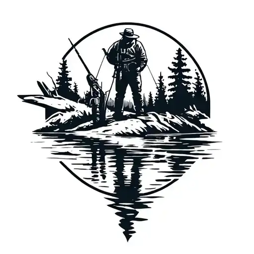 Outdoorsman Hunting And Fishing