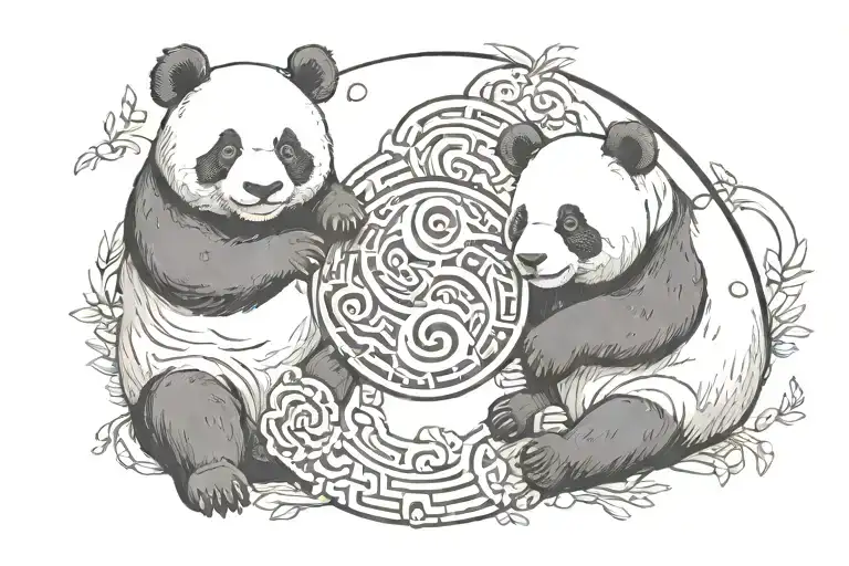Yin Yang Panda