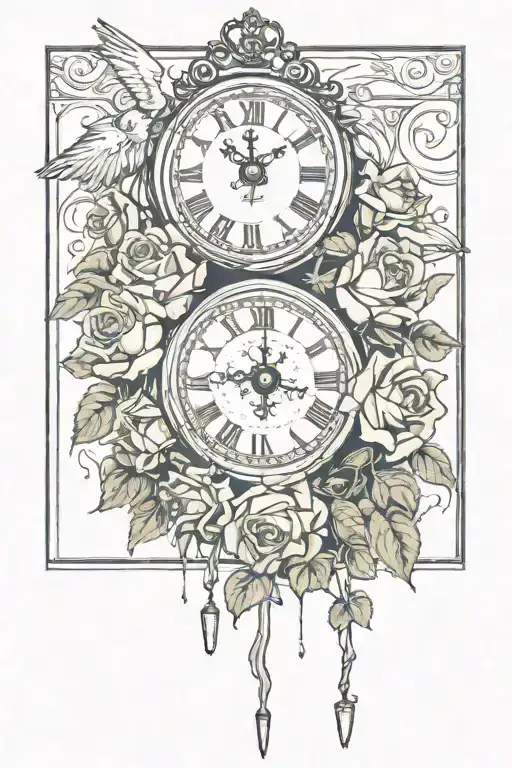 Roses And Money Roses Angels And Broken Clock