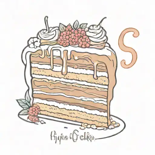 Piece Of Cake Lettering