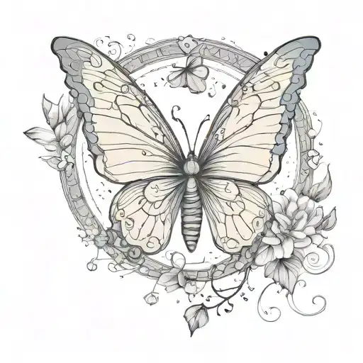 Moon Butterfly With Crescent