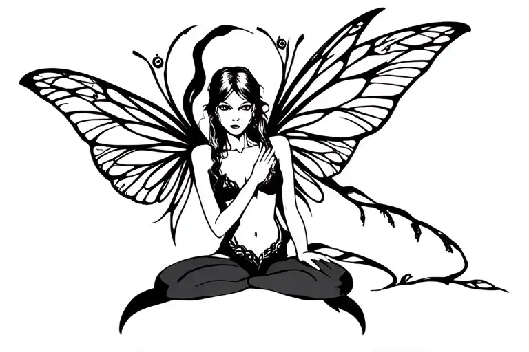 Goth Fairy Sitting