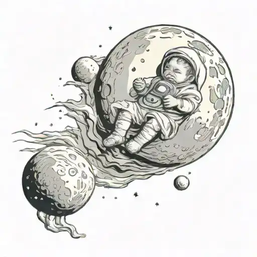 Fetus On The Moon