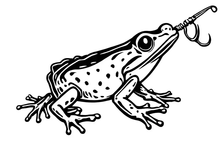 Fishing Lure Shaped Like A Frog
