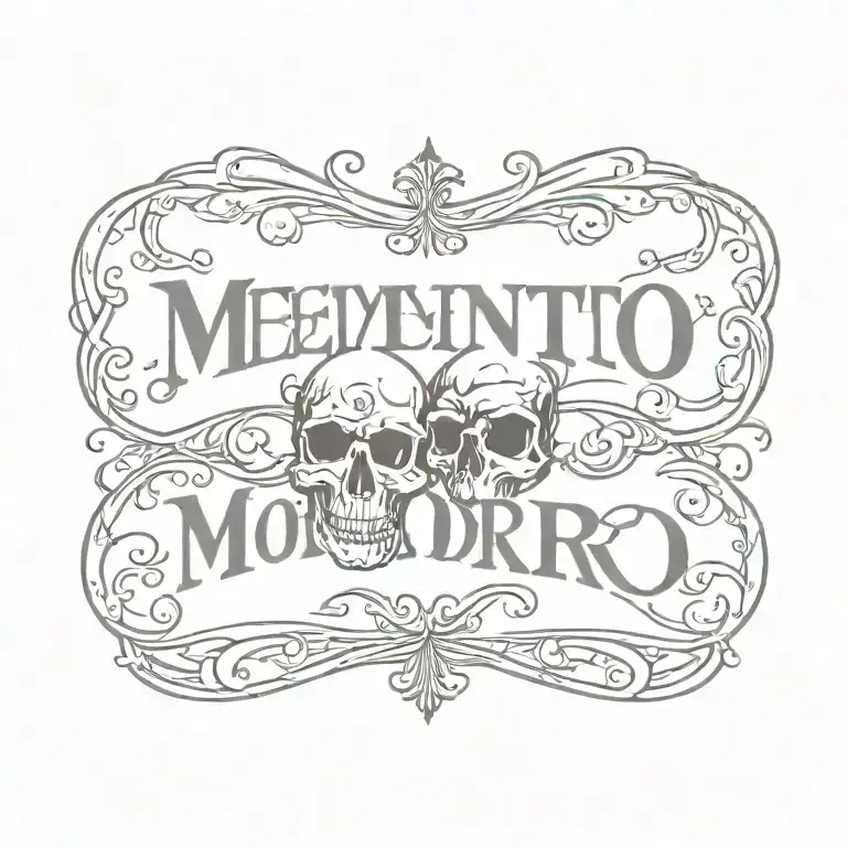 Memento Mori Text