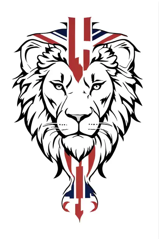 Lion With Union Jack