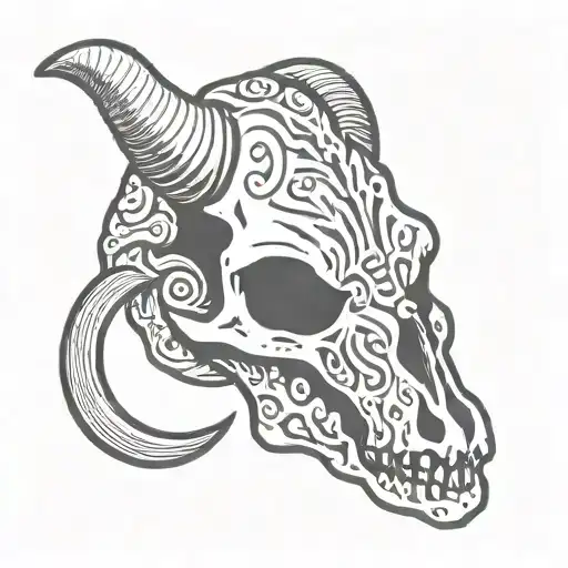 Texas Long Horn Skull