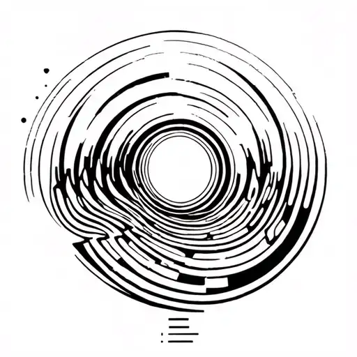 Trippy Abstract Lineart