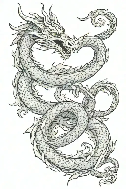 Dragon In Infinity Position