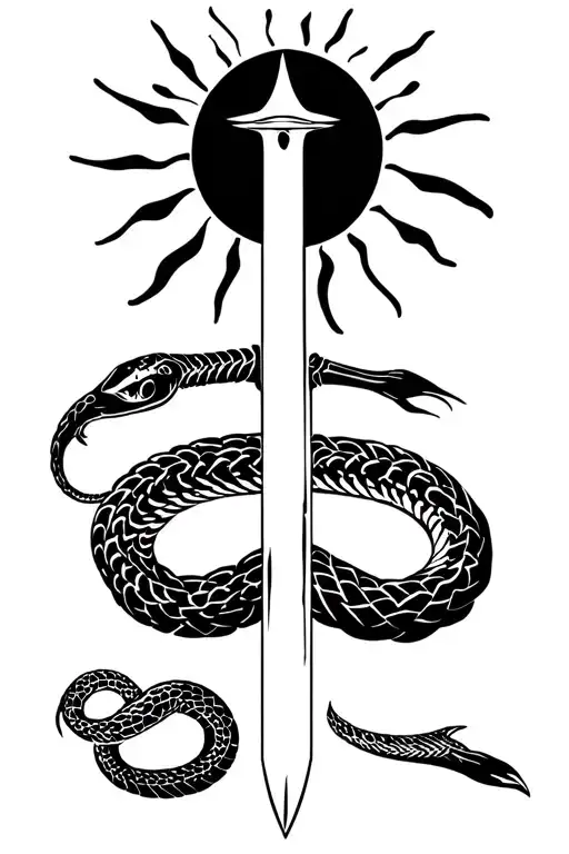 Join Or Die Snake With A Sun And A Sword
