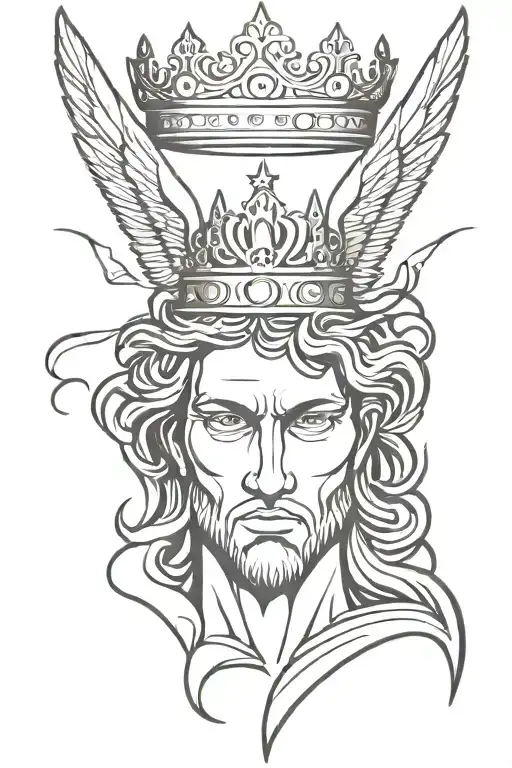 Male Angel Crown