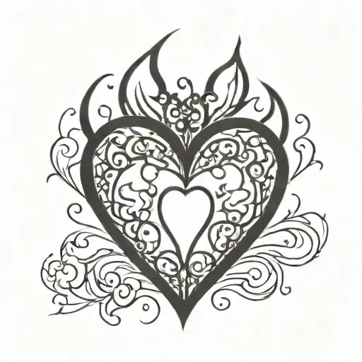 Simple Gothic Heart