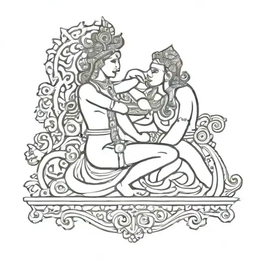 Kamasutra Symbol Incorporating Elements