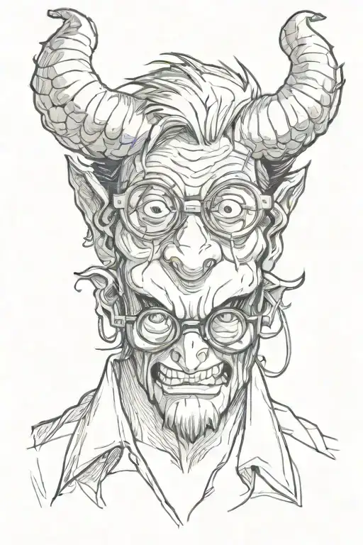 The Demon With Glasses