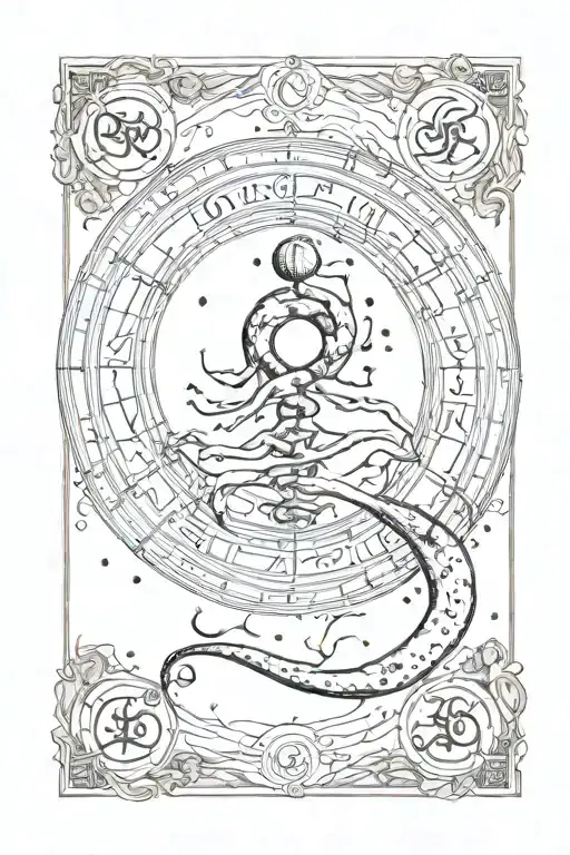 Esoteric Tattoo Zodiac Sign Cancer Moon Constellation