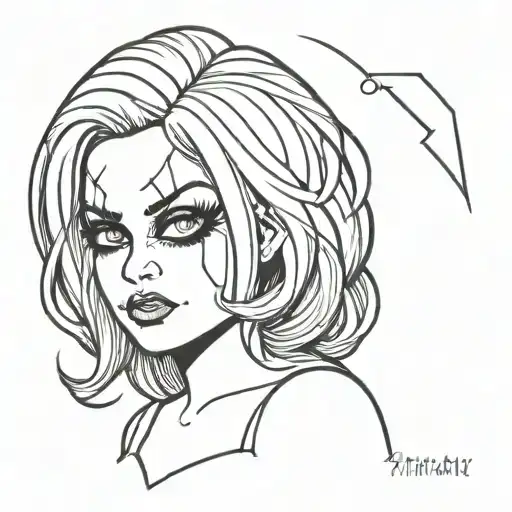 Tiffany From The Bride Of Chucky F Baby