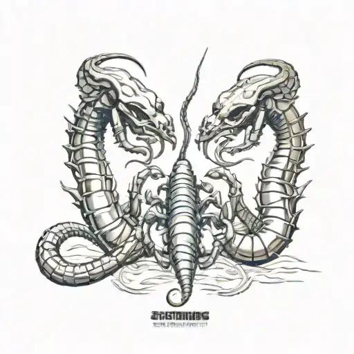 Scorpions Side By Side Black