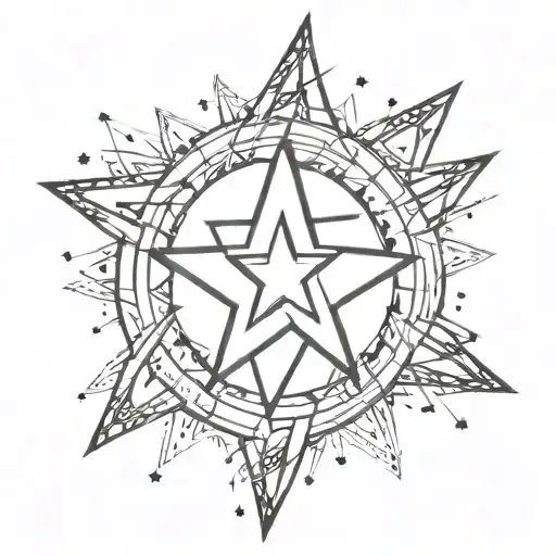Star Tattoo Dedicated To The Rejection Of Self-harm