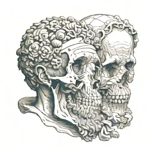 Marcus Aurelius And Skull