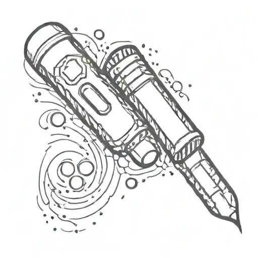 Best Friend Tattoo W Pill Capsule