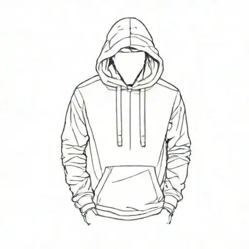 A Man In A Black Hoodie