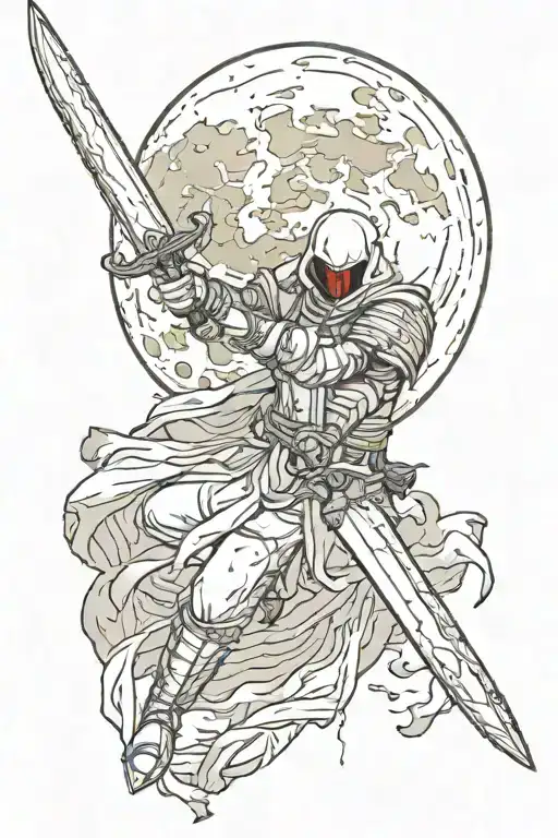 Bloody Moon And Sword