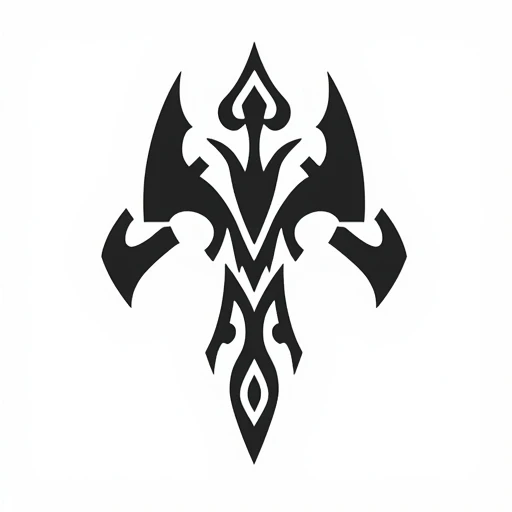 Nordic compas withe runes Tattoo idea