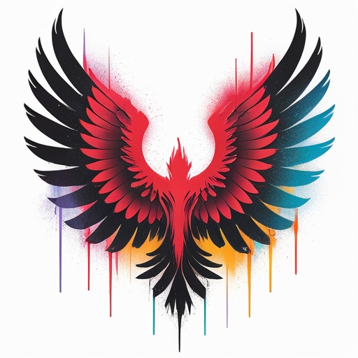 Crimson Wings of the Eternal Dawn Tattoo idea