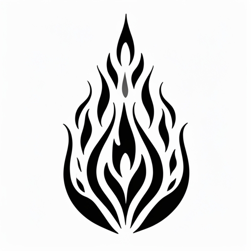 Sacred Tears of the Eternal Flame Tattoo idea