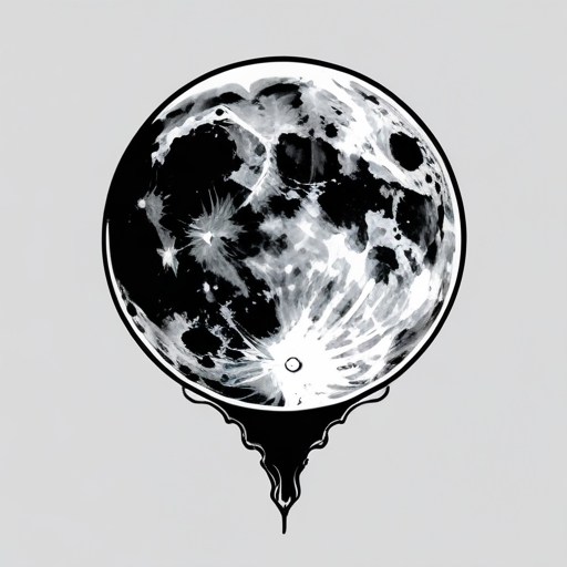Moon’s Eternal Breath Tattoo idea