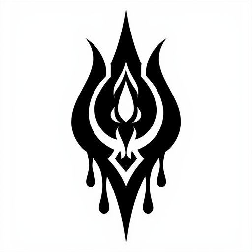 Tears of the Wolf’s Flame Tattoo idea