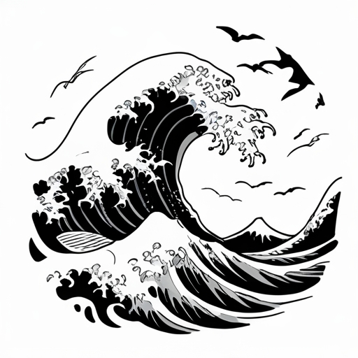 Silver Sea Tattoo idea