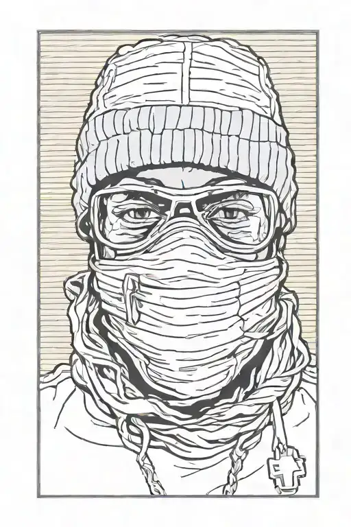 Gangsta With Ski Mask