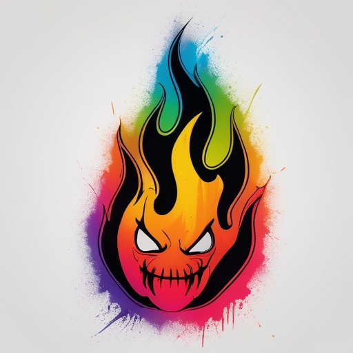 Cursed Flame Tattoo idea