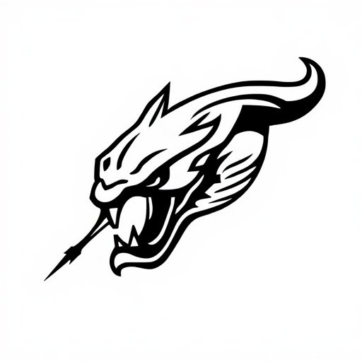 Silver Serpent’s Bite Tattoo idea