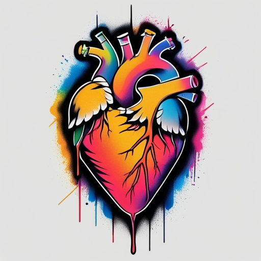 Tears of the Sacred Heart Tattoo idea