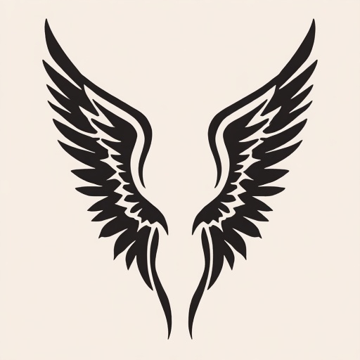 Fallen Wings Tattoo idea