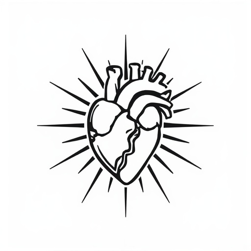 Eternal Heart’s Radiance Tattoo idea