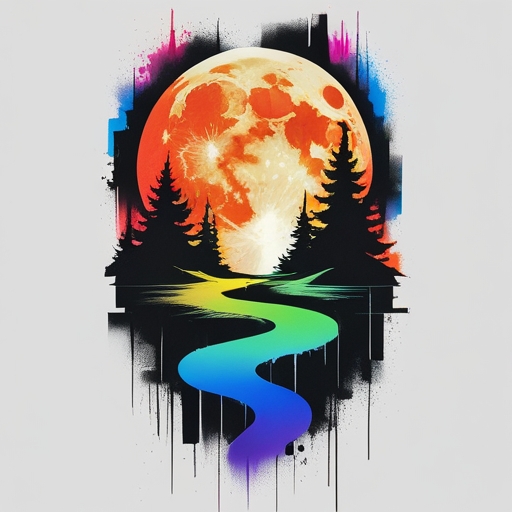 Whispers of Moonlight’s Path Tattoo idea